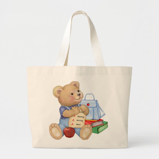 School Beer Grote Tote Bag (Voorkant)