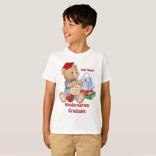 School-Beer - Kindergarten Afstuderen T-shirt (Voorkant volledig)