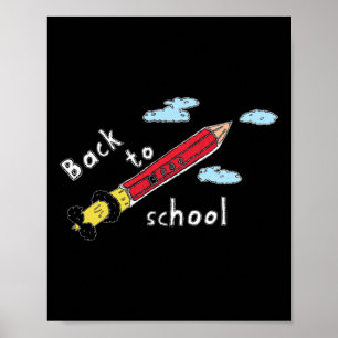 School begint weer poster