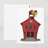 School Bell Ringing Briefkaart (Voorkant / Achterkant)