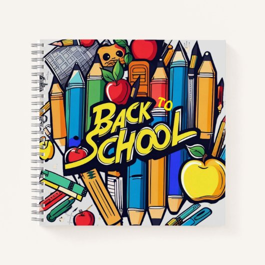 School benodigdheden plezier notitieboek (Voorkant)