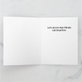 School beste vrienden foto collage Kaart (Binnen)