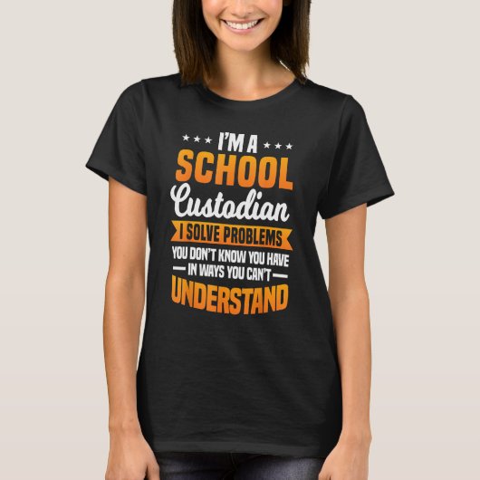 School Bewaarder Bewaker Bewaker T-shirt (Voorkant)