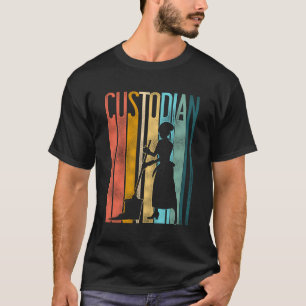 School bewaarder conciërge retro Vrouw meisje T-shirt