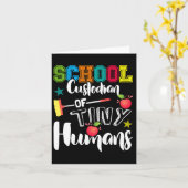 School Bewaarder van Tiny Humans - CK naar school Kaart (Gele Bloem)
