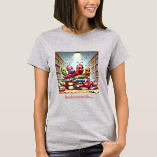 School Bibliotheek Boekenworm Life T-shirt