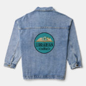 School Bibliotheek Vrijwilliger Denim Jacket (Achterkant)