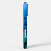 School blauwe discusvissen onderwater foto Case-Mate iPhone case (Achterkant / Rechts)