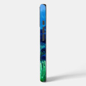 School blauwe discusvissen onderwater foto Case-Mate iPhone case (Achterkant / Links)