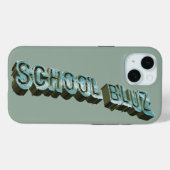 School Bluz-3D Case-Mate iPhone Case (Achterkant (horizontaal))