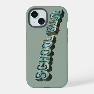 School Bluz-3D iPhone 15 Case