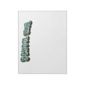 School Bluz-3D Notitieblok (Linkerzijde)