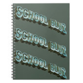 School Bluz-3D Notitieboek (Voorkant)