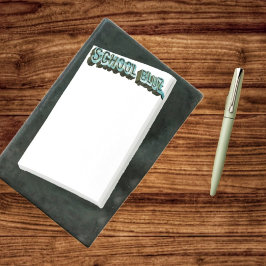 School Bluz-3D Post-it® Notes