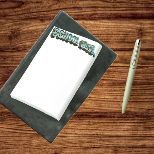 School Bluz-3D Post-it® Notes