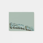 School Bluz-3D Post-it® Notes (Voorkant)