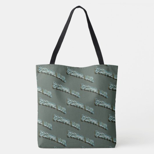 School Bluz-3D Tote Bag (Achterkant)