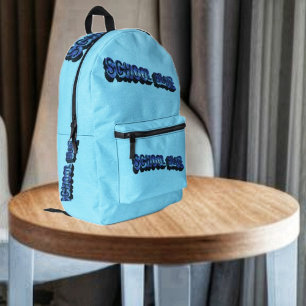 School Bluz-3DII Bedrukte Rugzak
