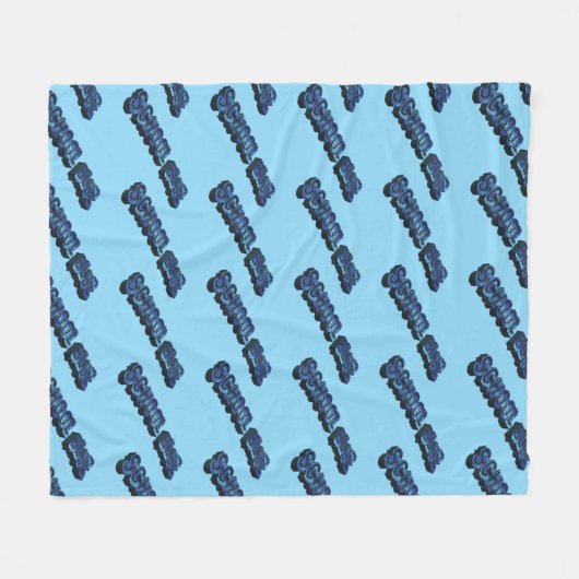 School Bluz-3DII Fleece Deken (Voorkant (Horizontaal))