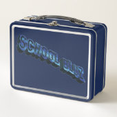 School Bluz-3DII Metal Lunchbox (Voorkant)