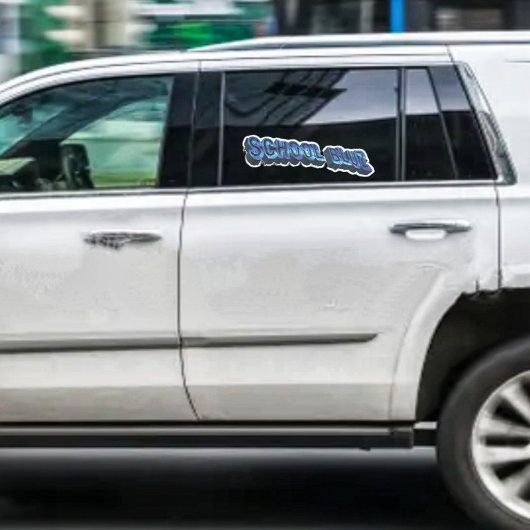 School Bluz-3DII Sticker