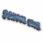 School Bluz-3DII Sticker (Voorkant)