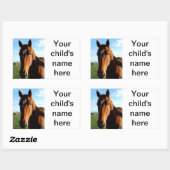 School Boek Stickers Paard Pony (Vel)