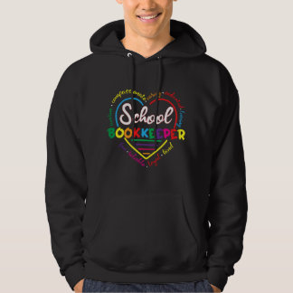 School Boekhouder Schattig Grappig Hoodie