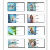 School Book Stickers - Moana (Voorkant)