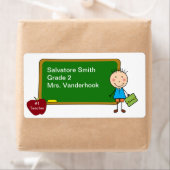 School Boy Book Labels (Insitu)