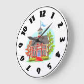 School Building Clock Grote Klok (Hoek)