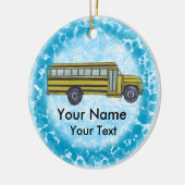 School Bus aangepaste Ornament (Links)