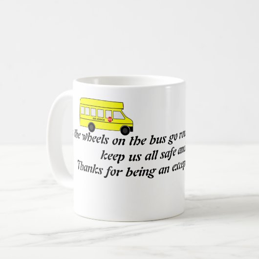 School Bus Aide Koffiemok (Voorkant links)