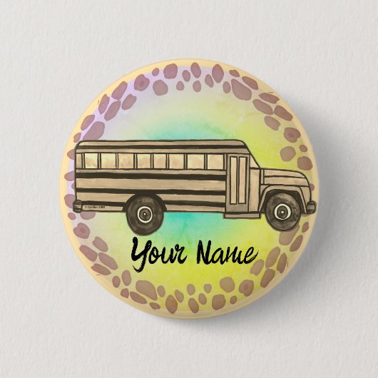 School Bus Button (Voorkant)