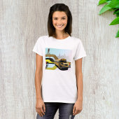 School Bus City Scene T-shirt