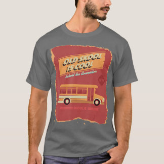 School Bus Conversion Skoolie Gift T-shirt