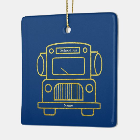 School Bus Driver Appreciation Day Ornament (Links)
