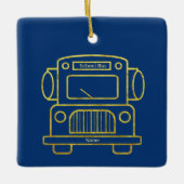 School Bus Driver Appreciation Day Ornament (Voorkant)
