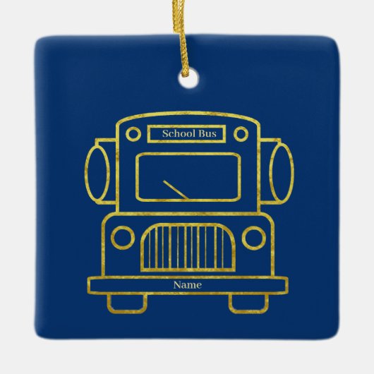 School Bus Driver Appreciation Day Ornament (Voorkant)