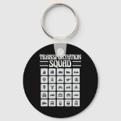 School Bus Driver Back To School Funny Transportat Sleutelhanger (Voorkant)