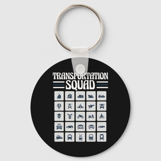 School Bus Driver Back To School Funny Transportat Sleutelhanger (Voorkant)