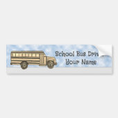 School Bus Driver Bumpersticker (Voorkant)