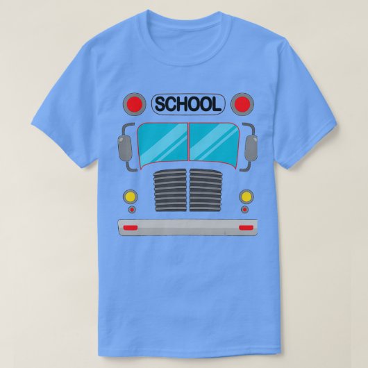 School Bus Driver Costume Halloween Funny Adults a T-shirt (Design voorkant)