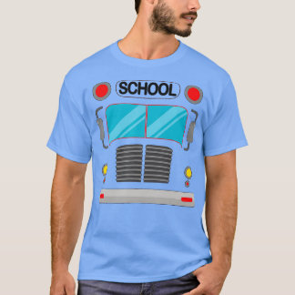 School Bus Driver Costume Halloween Funny Adults a T-shirt