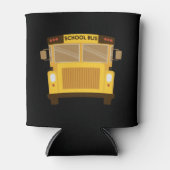 School Bus Driver Funny Kids School Bus Blikjeskoeler (Voorkant)