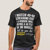 School Bus Driver I Watch 40 60 Screaming Kinder T-shirt (Voorkant)