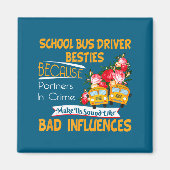 School Bus Driver Ies  Magneet (Voorkant)