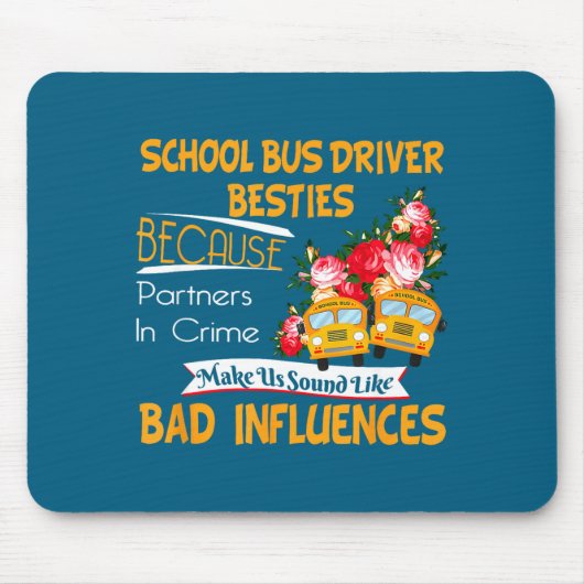 School Bus Driver Ies  Muismat (Voorkant)