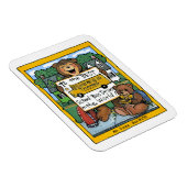 School Bus Driver Magnet, van een jongen Magneet (Rechterzijde)