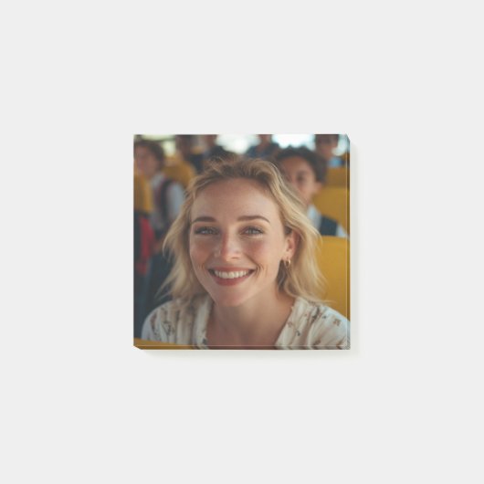 School Bus Driver Photo Customize Post-it® Notes (Voorkant)